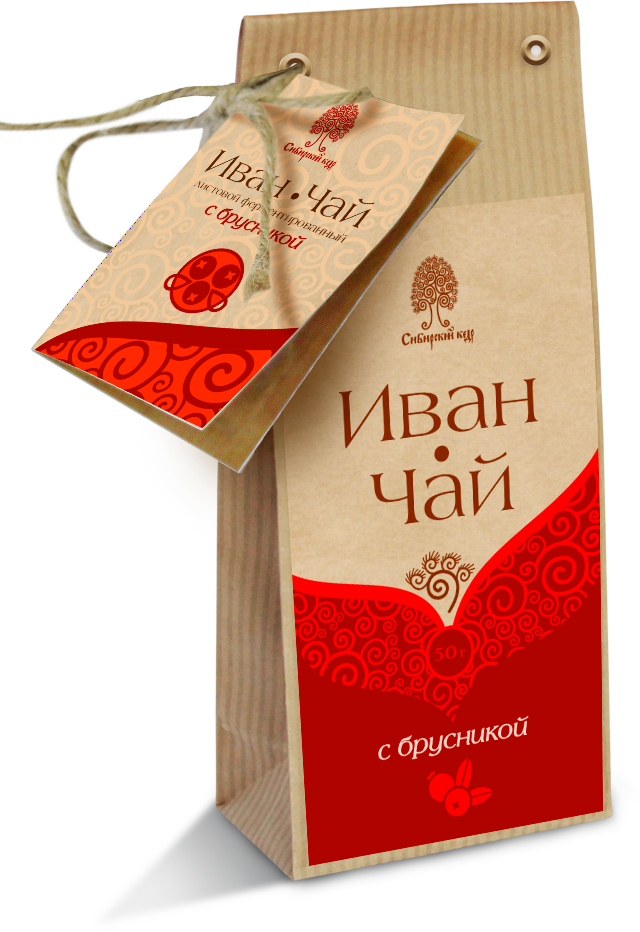 Иван-чай с брусникой Сибирский кедр
