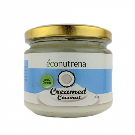 Крем кокосовый органический 68% "Econutrena" 300 мл, ст/б Econutren