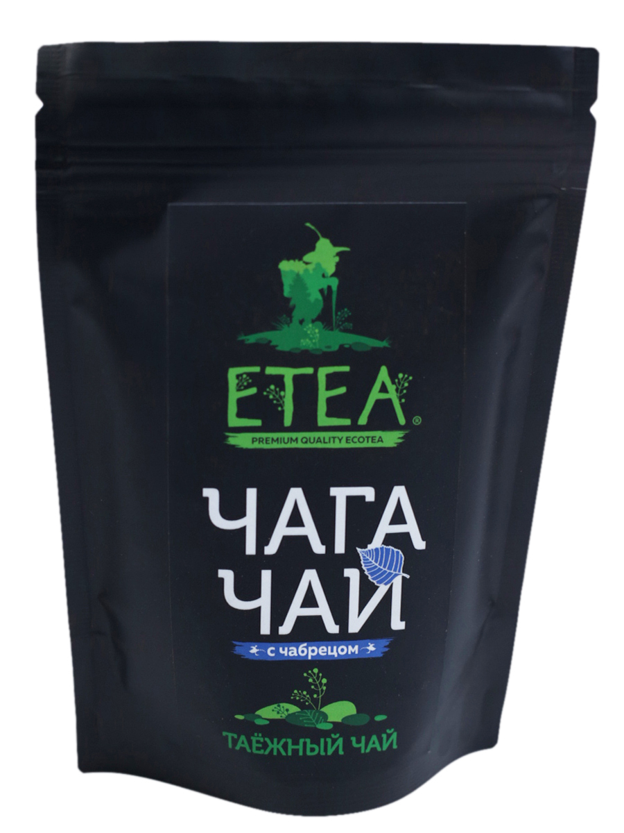 Чайный напиток "Чага Чай" с чабрецом (дой-пакет), 100 гр Экочай