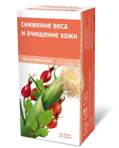 Чайный напиток «Снижение веса и очищение кожи» Алтайский кедр