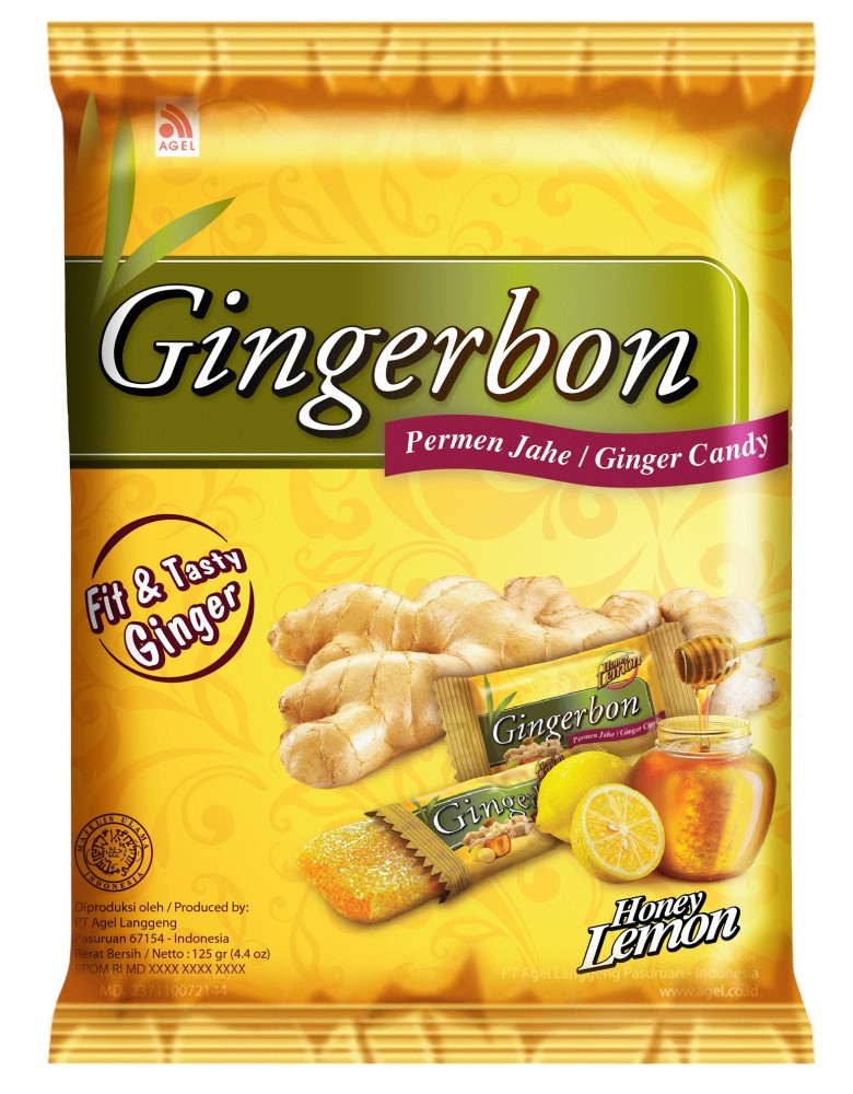 Конфеты имбирные "Gingerbon" с медом и лимоном, 125 г Дары Памира