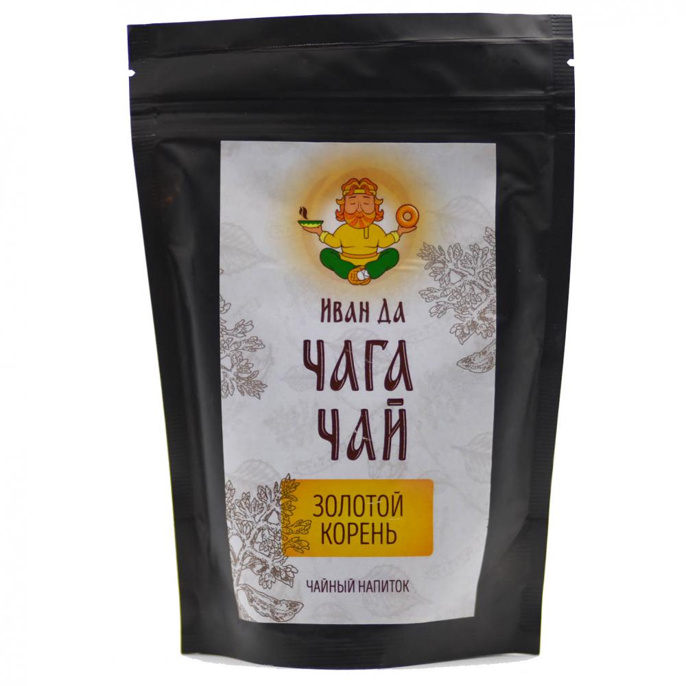 Чайный напиток "Чага Иван чай" с золотым корнем, 100 гр ИВАН ДА
