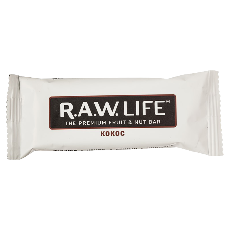 Батончик life. Батончик r.a.w. Life Кокос 47г. Raw Life батончики. R.A.W. Life Кокос (47г/20 шт). Орехово-фруктовый батончик r.a.w. Life кешью, 47г.