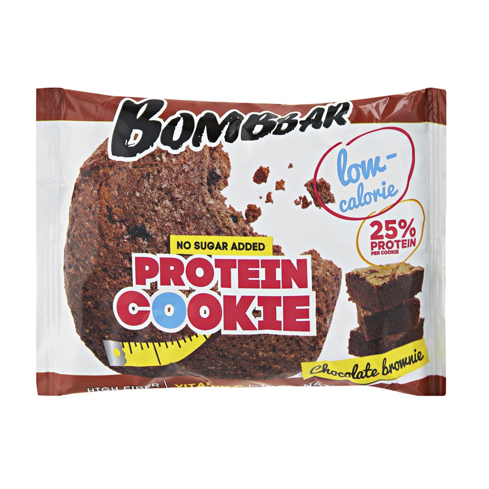 BOMBBAR печенье низкокалорийное 40 гр Шоколадный брауни BOMBBAR