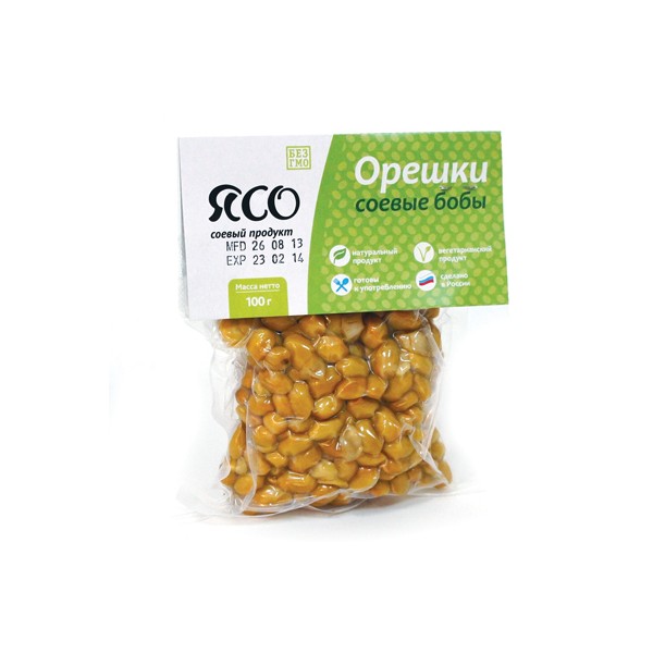 Орешки соевые с грибами 100 Г 
