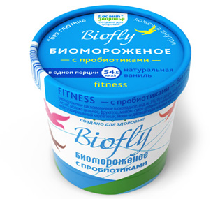 «BIOfly fitness» Биомороженое молочное «Десант Здоровья» м.д.ж.3% 45,0 гр. Десант Здоровья