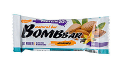 BOMBBAR протеиновый батончик60 гр(миндаль-ваниль) BOMBBAR