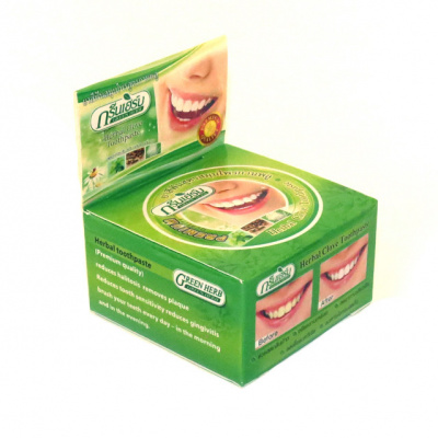 Зубная паста с зелеными травами Green Herb, 25 гр 