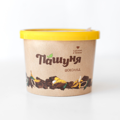 Мороженое "Пашуня" стакан, 100гр Шоколад Пашуня