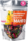 Карамель леденцовая "Подушечки" со вкусом манго без сахара 80гр Lenco