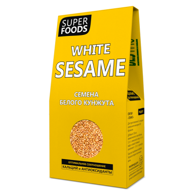 Семена кунжута белого 150 г (White Sesame Seeds)