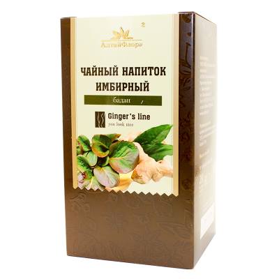 Имбирный чай с баданом Алтайская чайная компания