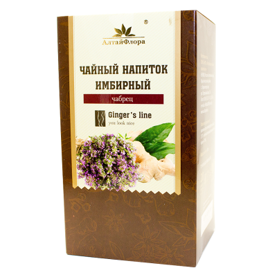 Имбирный чай с чабрецом Алтайская чайная компания