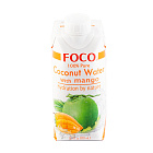 Кокосовая вода с манго "FOCO"  330 мл Tetra Pak, шт FOCO