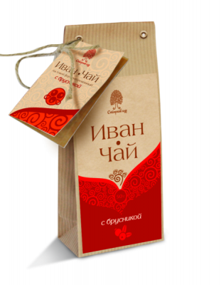 Иван-чай с брусникой (крафт), 50 гр