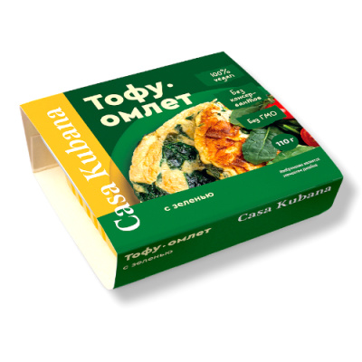 Тофу-омлет с зеленью 110 гр (СиЭко Фудс) СиЭко Фудс
