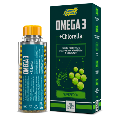 Омега 3 +Chlorella-600x600